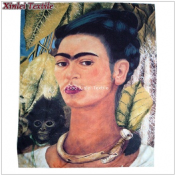 frida Wall silk cloth fabric poster