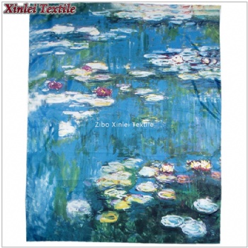 lillies Wall silk cloth fabric poster