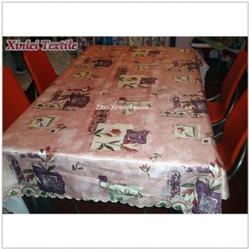 polyester heat transfer printing Christmas tablecloth