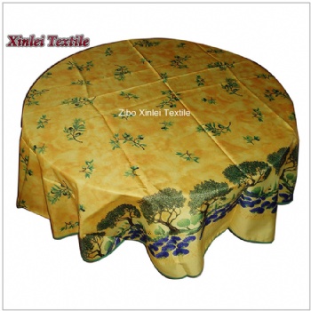 polyester heat transfer printing Christmas tablecloth