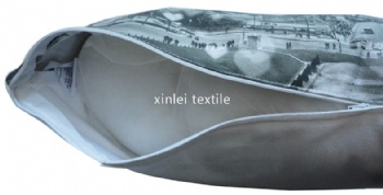 cotton screen print cushion