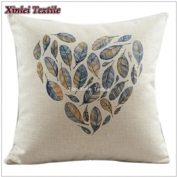 cotton screen print cushion