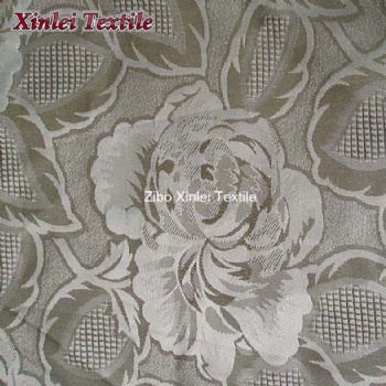 100% polyester jacquard tablecloth